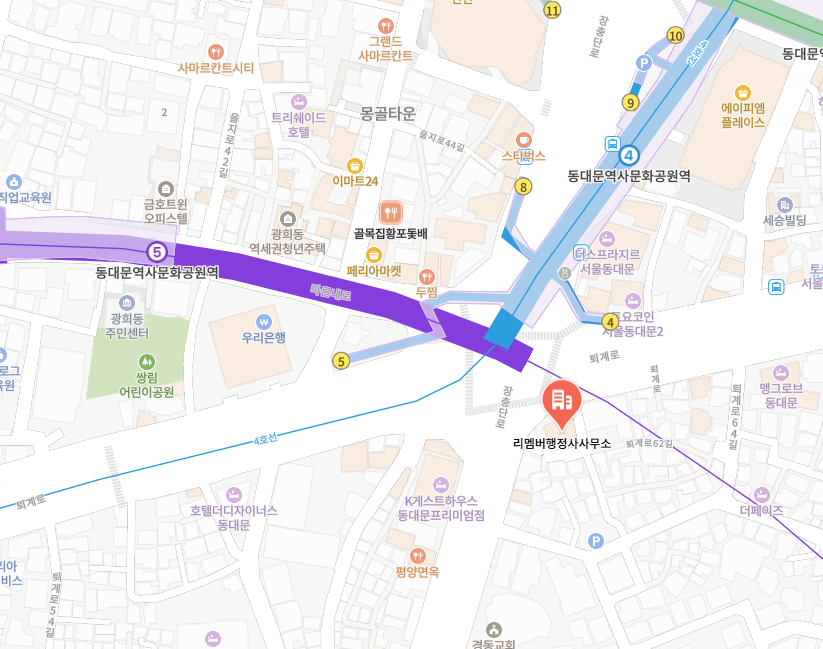 네이버 지도 리멤버행정사사무소 위치